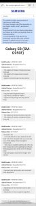 Samsung Oreo beta November update download
