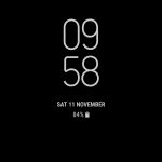 Samsung Galaxy S8 Always on Display Clock 1