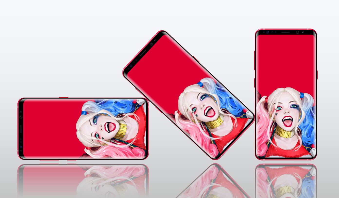 Samsung galaxy S9 Harley Quinn edition 