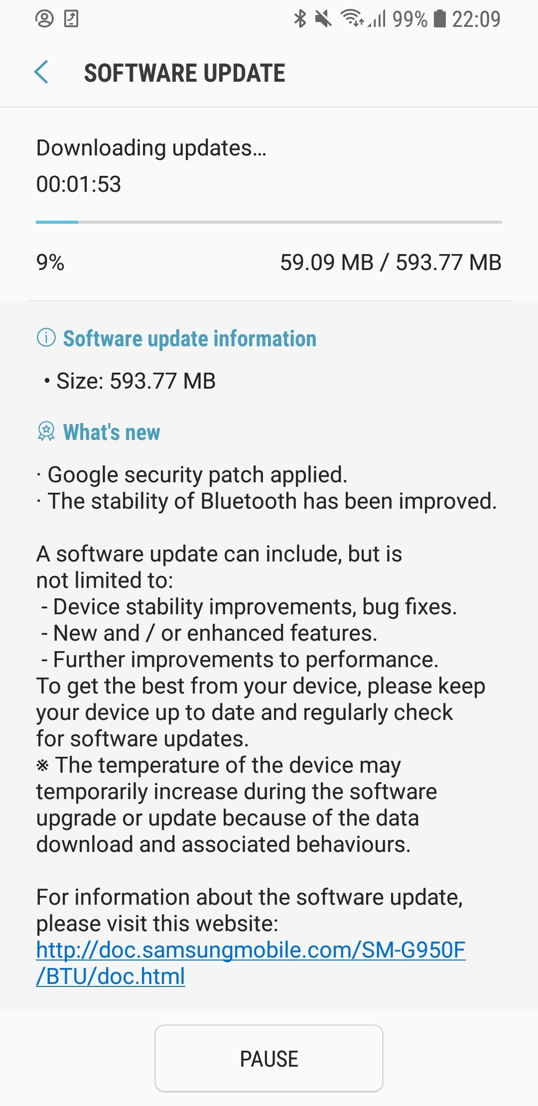 samsung galaxy s8 android oreo beta 6 update