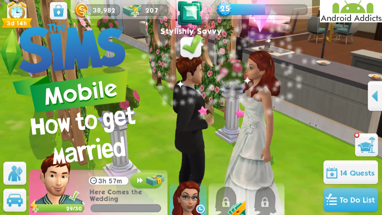 the sims mobile how to get married
