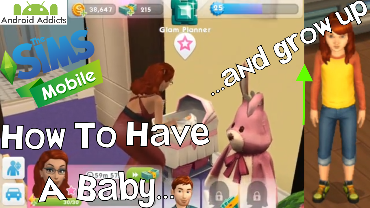 the sims mobile how to have a baby