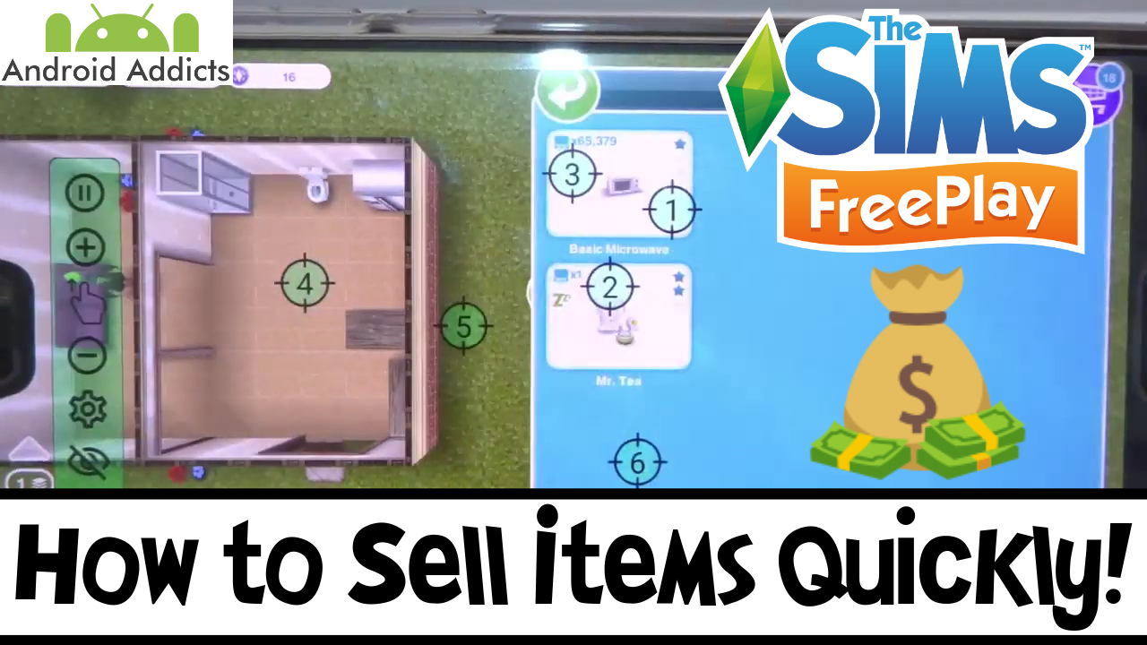 sims freeplay sell items quickly 2019