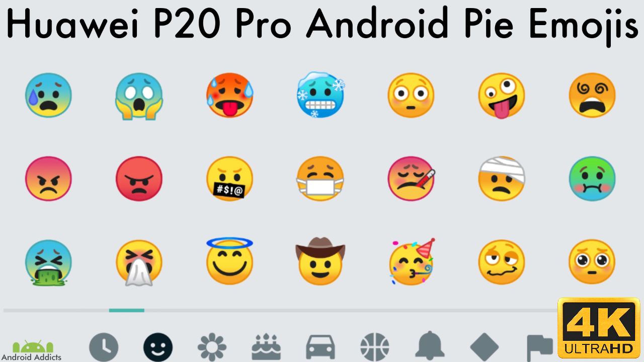 Huawei P20 Pro Android 9 Pie Emojis 2019 (EMUI 9)