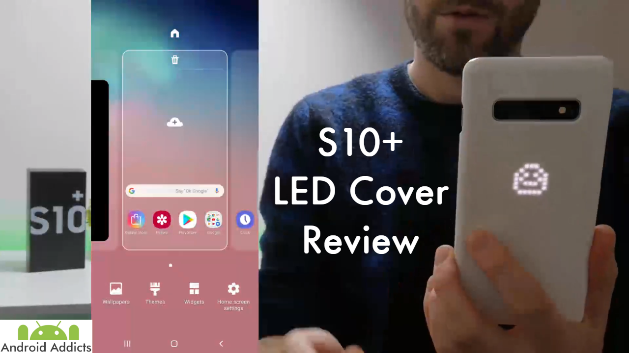 Samsung Galaxy S10+ Plus Official LED Cover Unboxing & Review, Mood Lighting, LED Icons & More