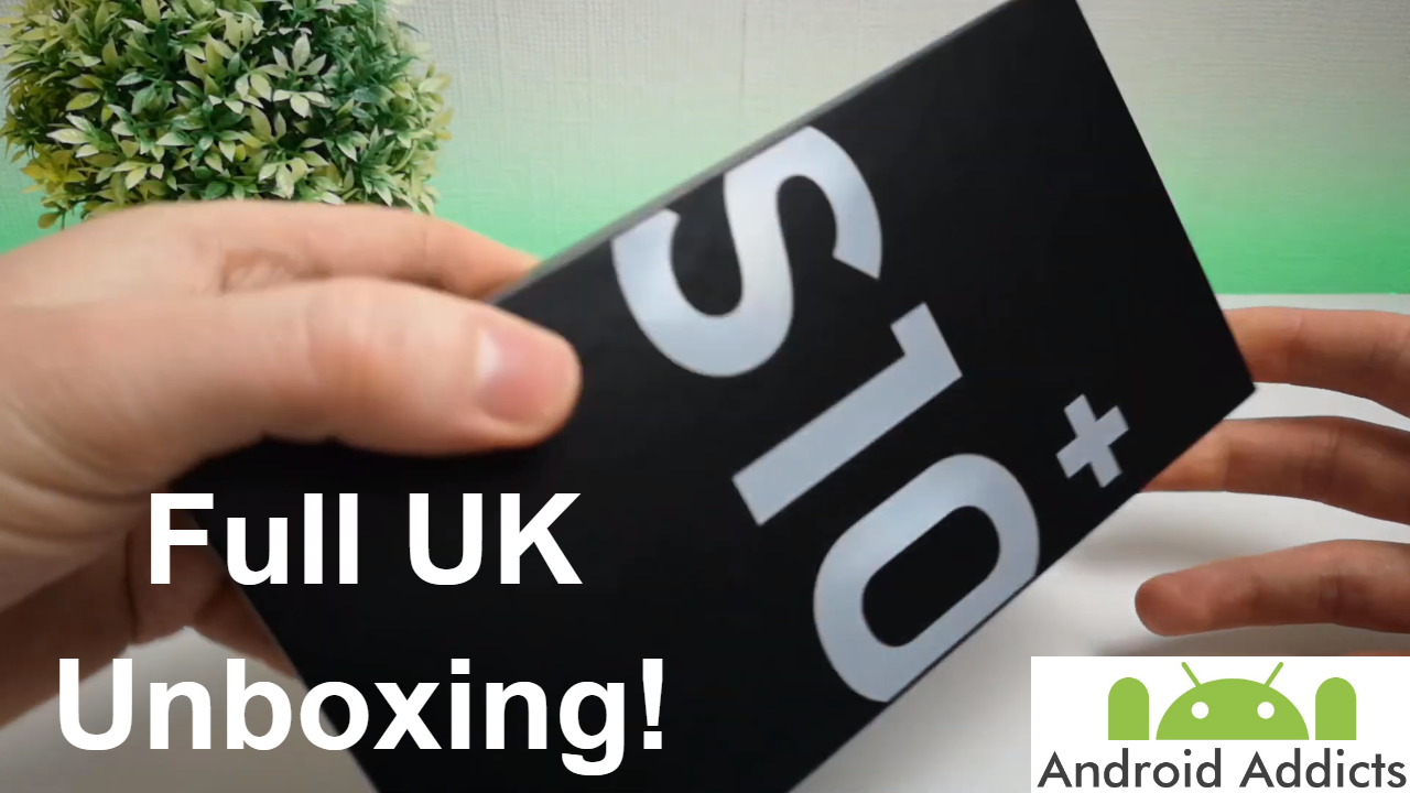 Samsung Galaxy S10+ Plus Full UK Retail Unboxing, First Boot, Fingerprint Scanner Setup and More