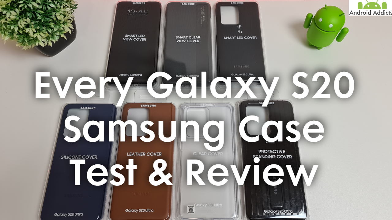 Samsung Galaxy S20 Case Lineup Test & Review (S20/S20 Plus/S20 Ultra)