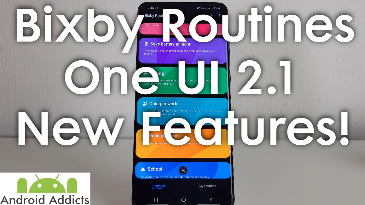 Bixby Routines One UI 2.1