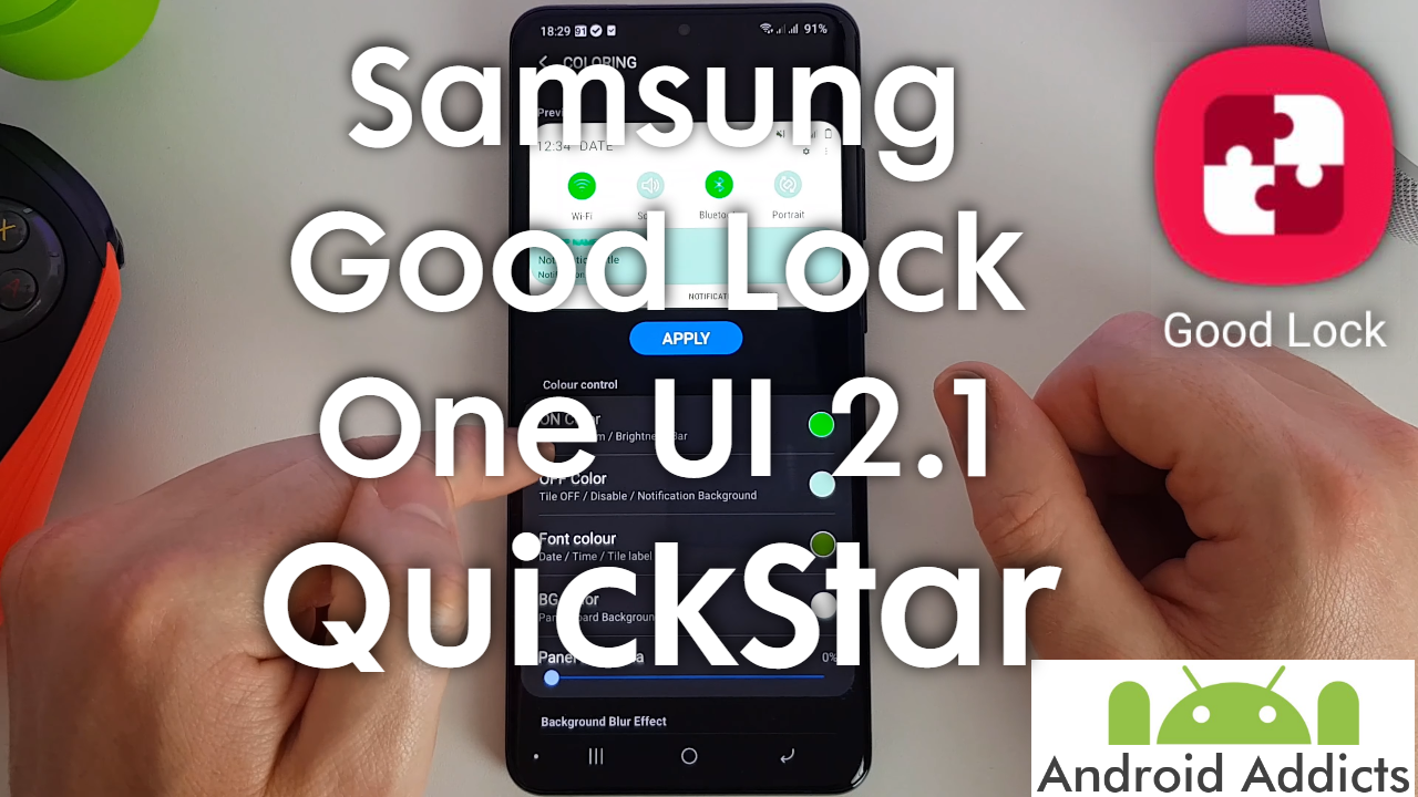 samsung good lock quickstar