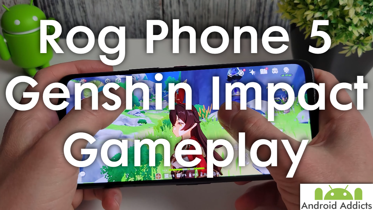 Asus Rog Phone 5 Gaming Test - Genshin Impact Gameplay & FPS