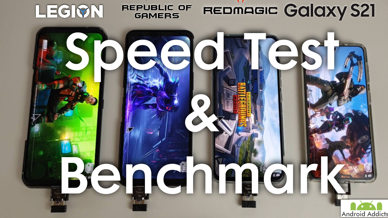 Legion 2 vs Rog 5 vs RedMagic 6R vs Galaxy S21 - Speed Test & Benchmark