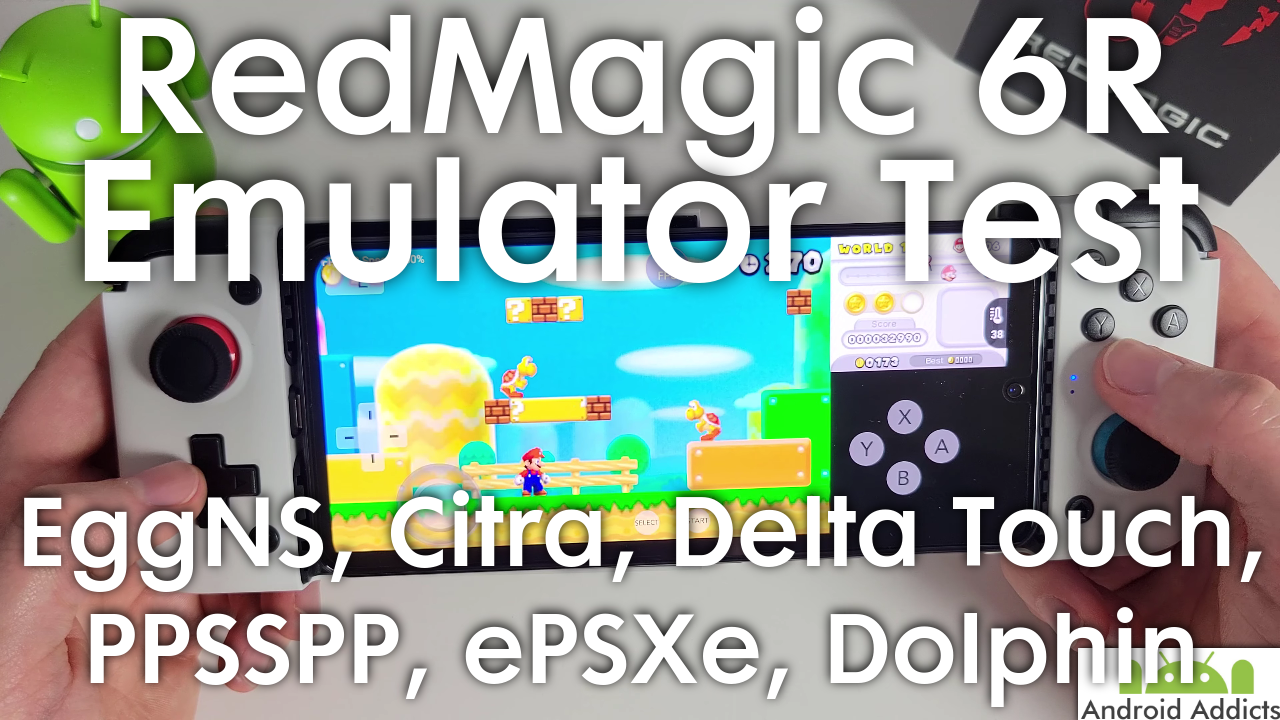 RedMagic 6R Emulator Test - EggNS, Citra, Delta Touch, PPSSPP, Dolphin