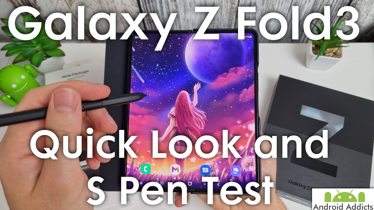 Samsung Galaxy Fold 3 Unboxing, Quick Look and S Pen Case Review