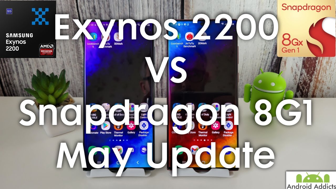 Galaxy S22 Ultra May Benchmark - Exynos 2200 vs Snapdragon 8G1