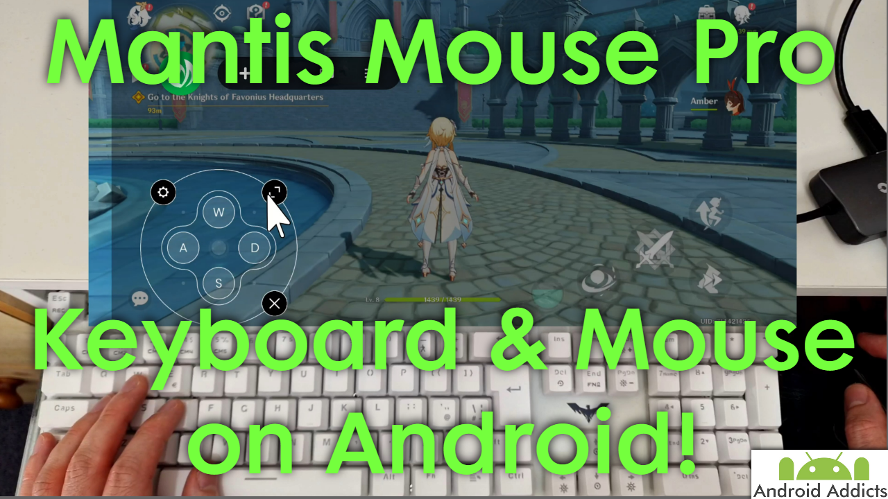 Mantis Mouse Pro - Keyboard and Mouse for PUBG, Genshin Impact + more!