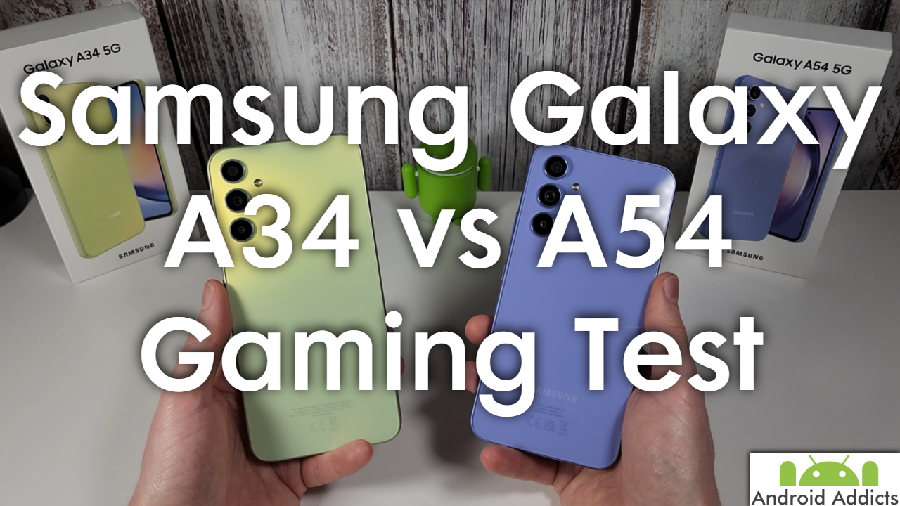 Samsung Galaxy A34 vs A54 Gaming Test Review