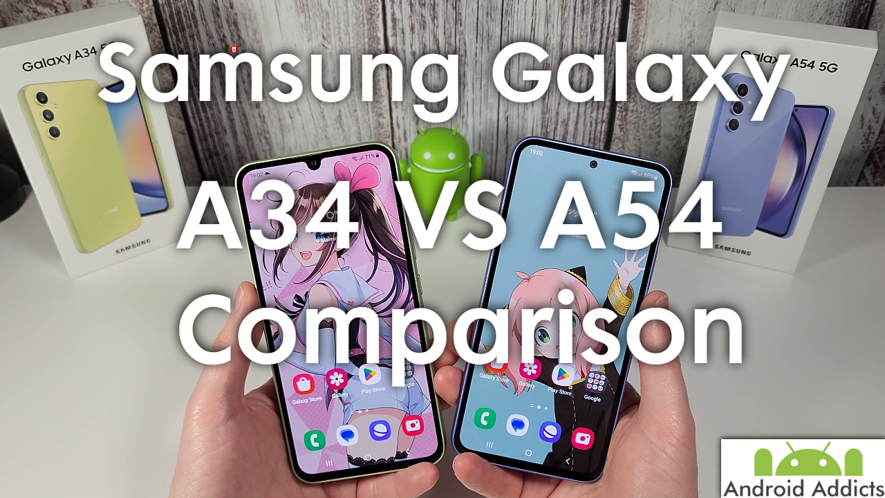 Samsung Galaxy A34 vs A54 Comparison