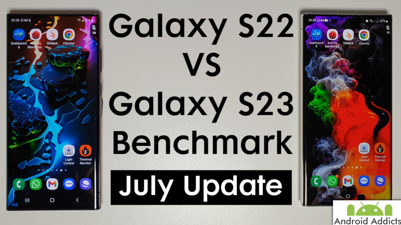 Galaxy S23 Ultra vs S22 Ultra Benchmark Test (July 2023)