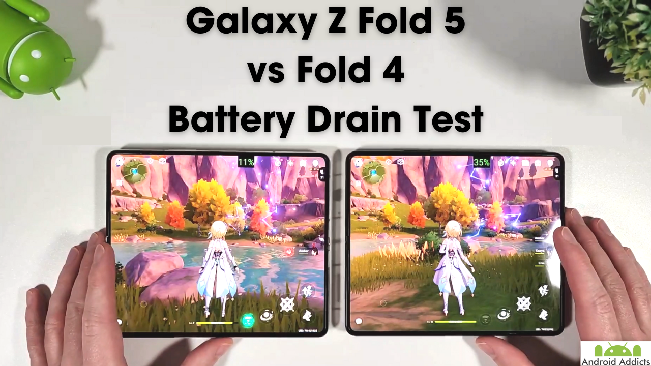 Samsung Galaxy Z Fold 5 vs Fold 4 Battery Drain Test