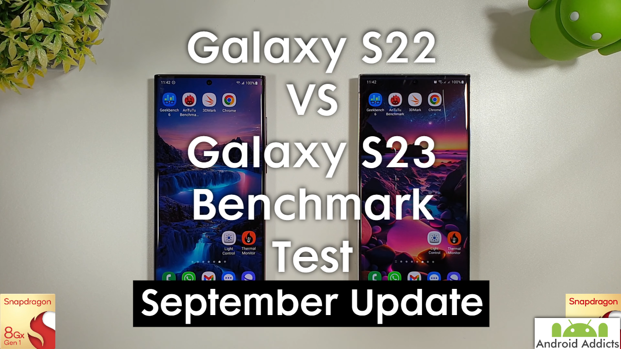 Galaxy S22 Ultra vs S23 Ultra Benchmark Test (September 2023)