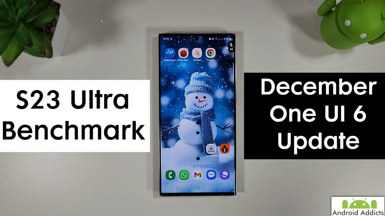 Galaxy S23 Ultra Benchmark Test December 2023 (One UI 6.0)