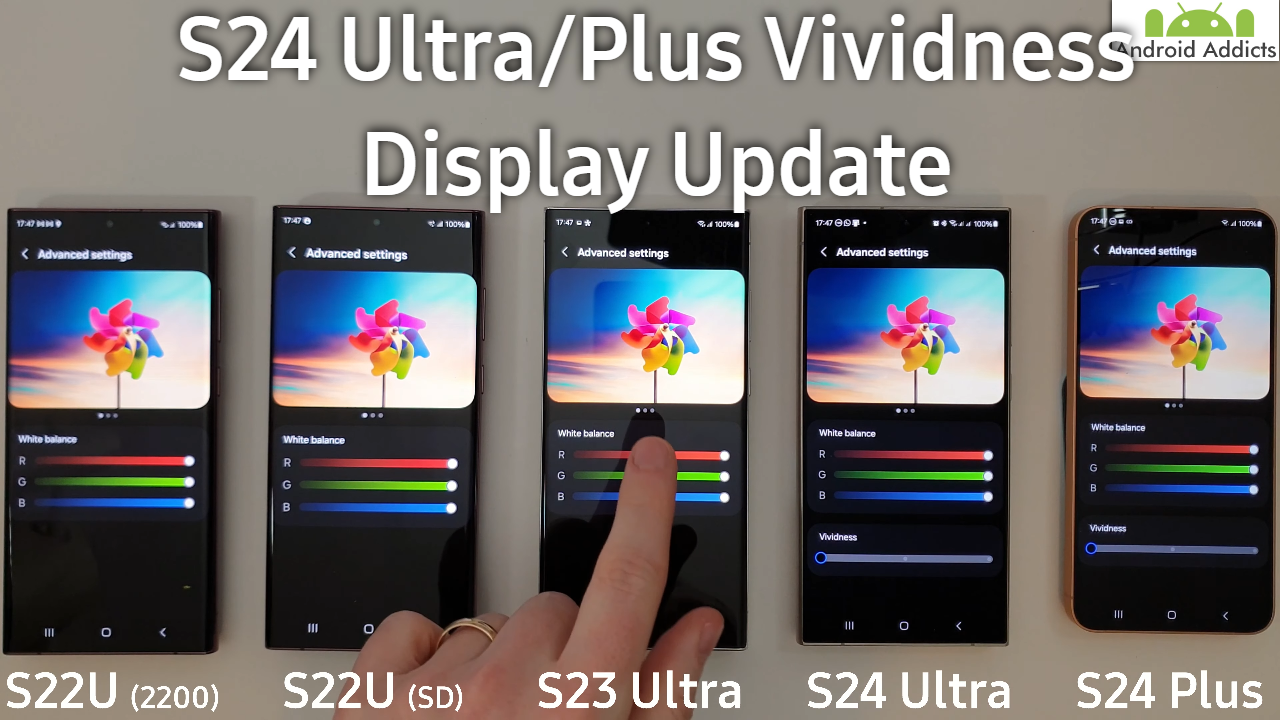 S24 Ultra and S24 Plus Vividness Display Update