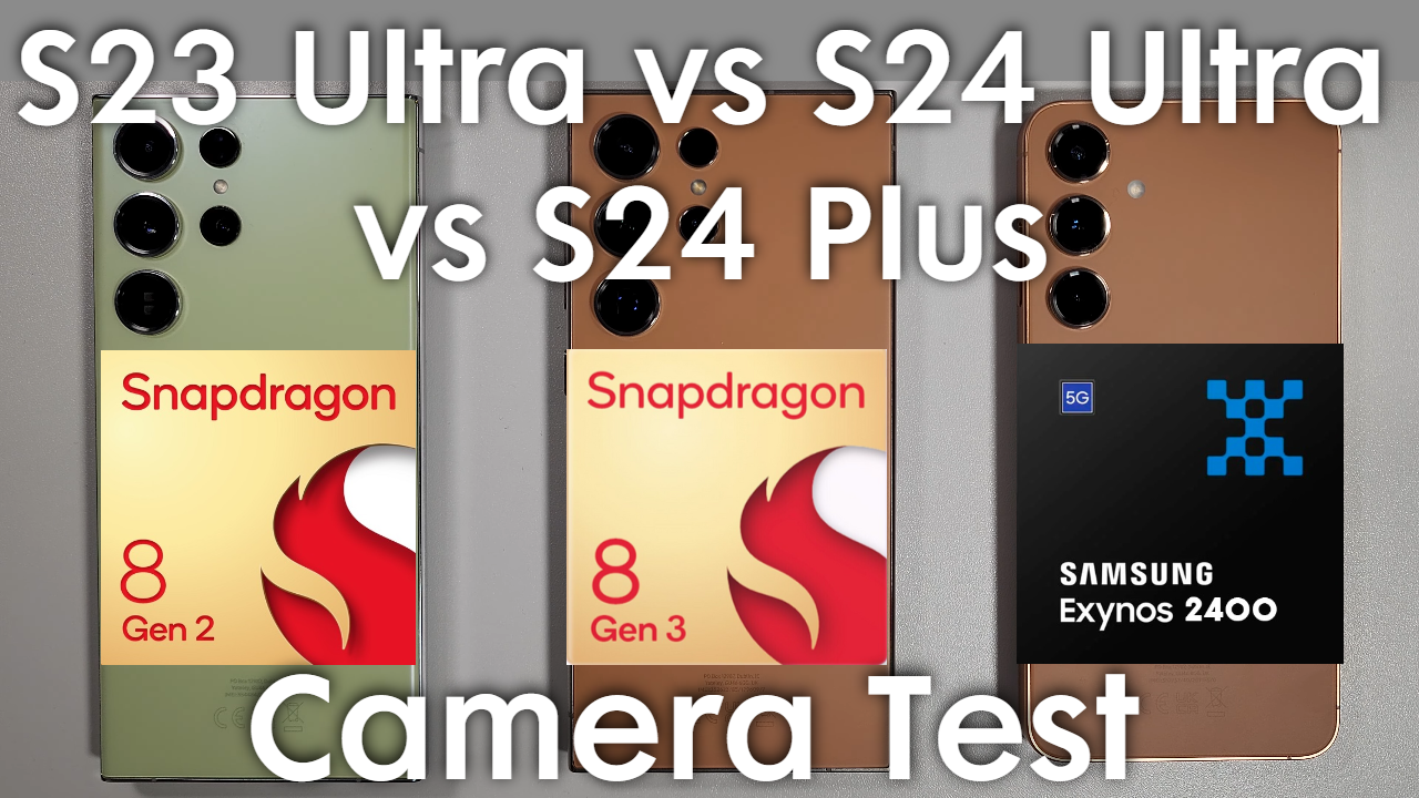 S24 Ultra vs S24 Plus vs S23 Ultra Camera Comparison (Daytime)