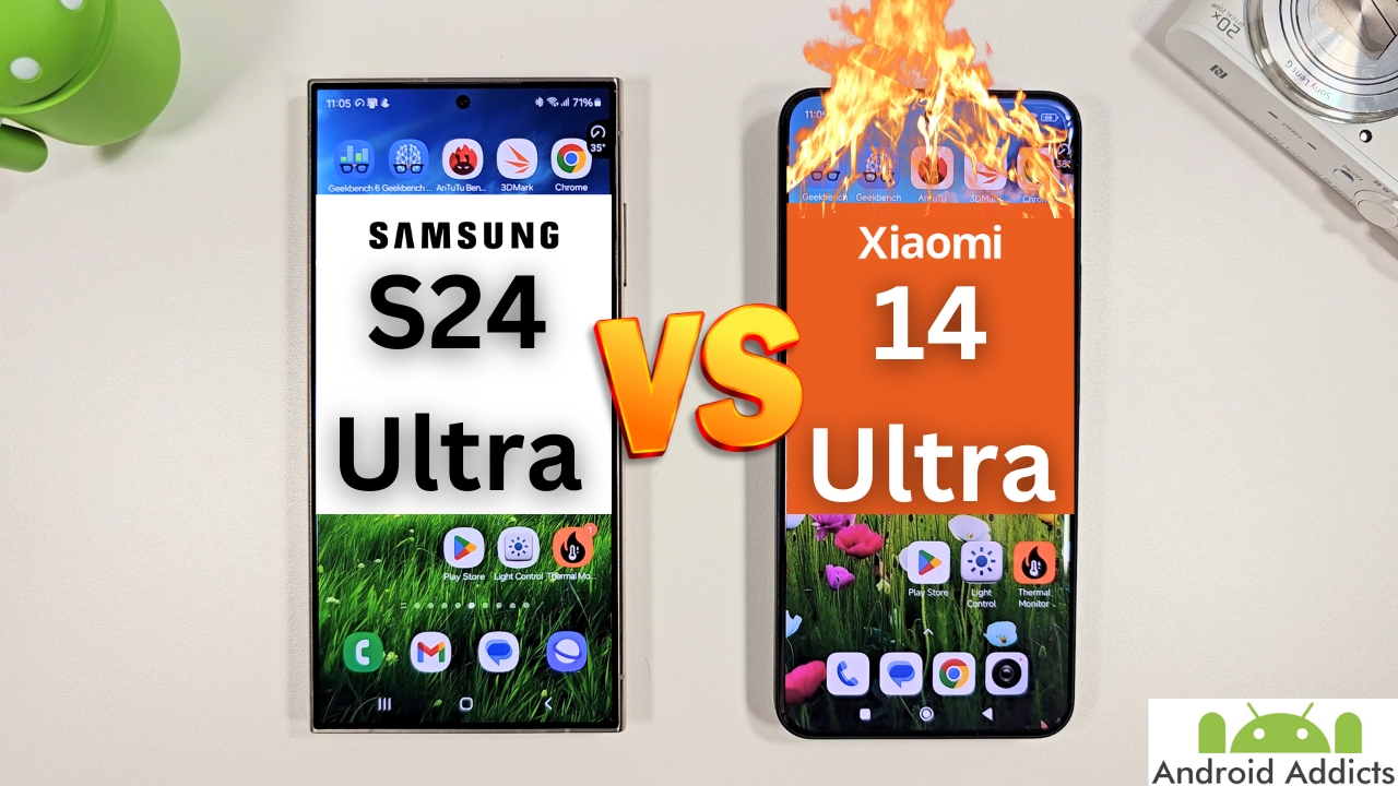 Xiaomi 14 Ultra vs S24 Ultra - AnTuTu Benchmark, GeekBench 6, 3DMark