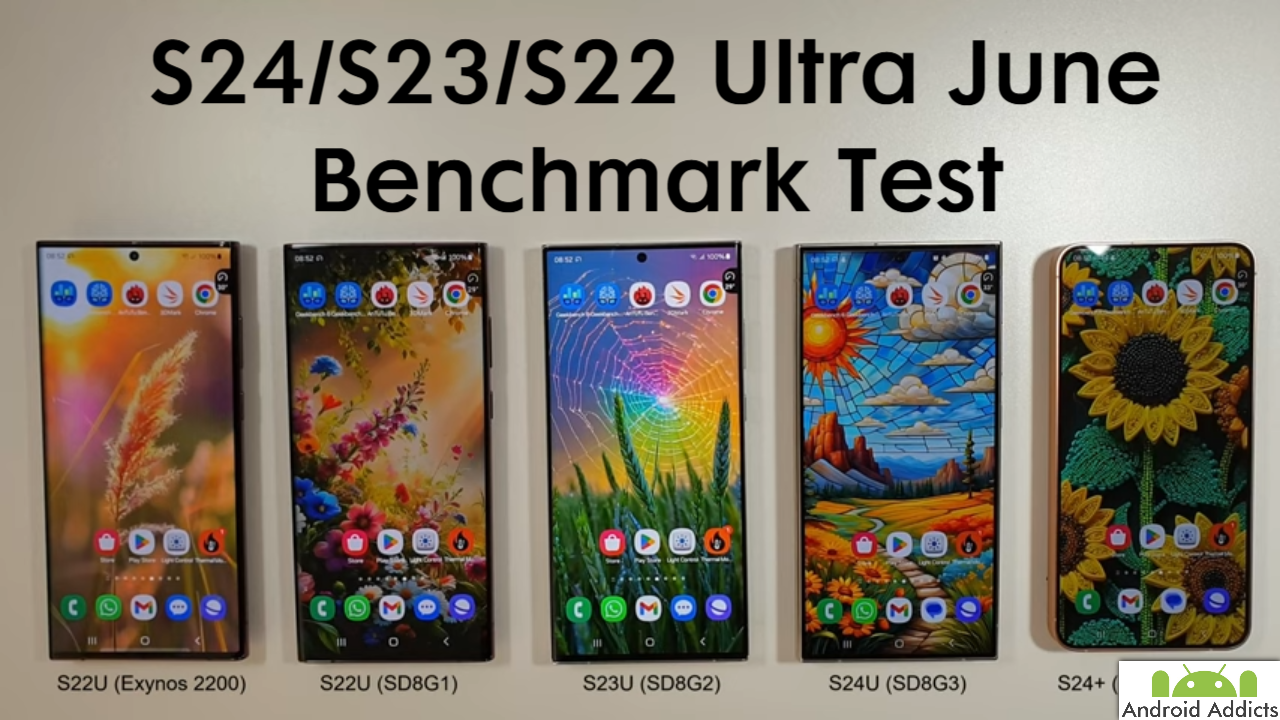S24 Ultra vs S24 Plus vs S23 Ultra vs S22 Ultra Benchmark Test
