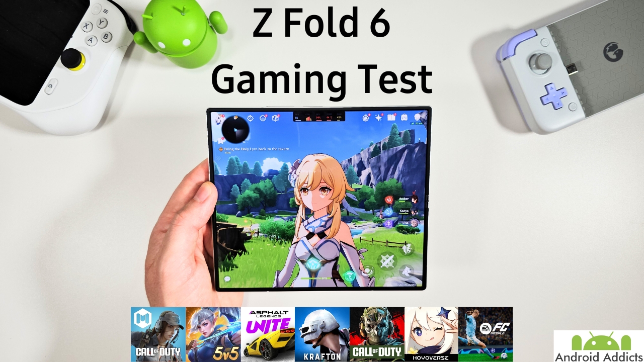 Galaxy Z Fold 6 Gaming Test Review