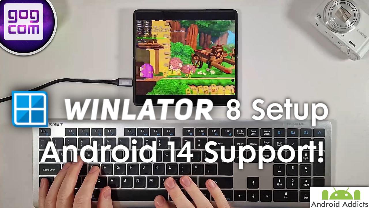 Winlator 8 Android 14 Snapdragon 8 Gen 3 Review (GOG)