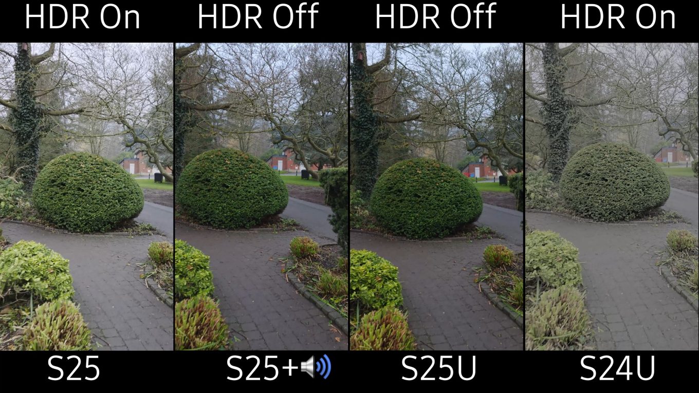 S25 vs S25 Plus vs S25 Ultra vs S24 Ultra Camera HDR Test