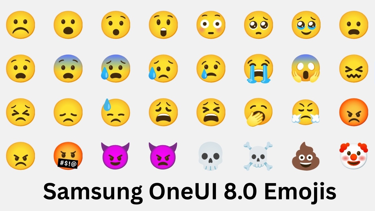 Samsung OneUI 8.0 Emojis (Android 16)