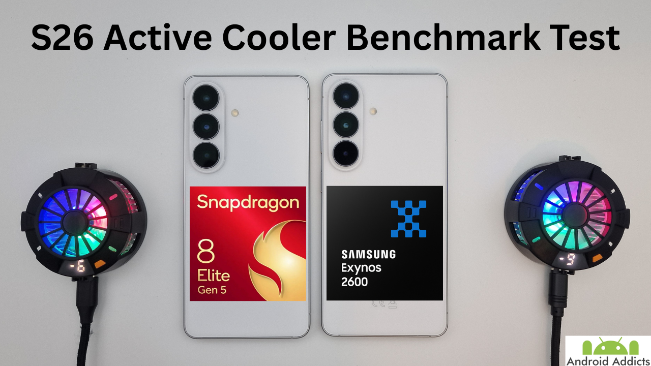 Galaxy S26 Benchmark Test - Exynos vs Snapdragon (Active Cooler)