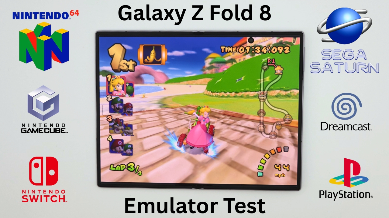 Galaxy Z Fold 8 - Emulator Gaming Test (Switch, GameCube, Wii)